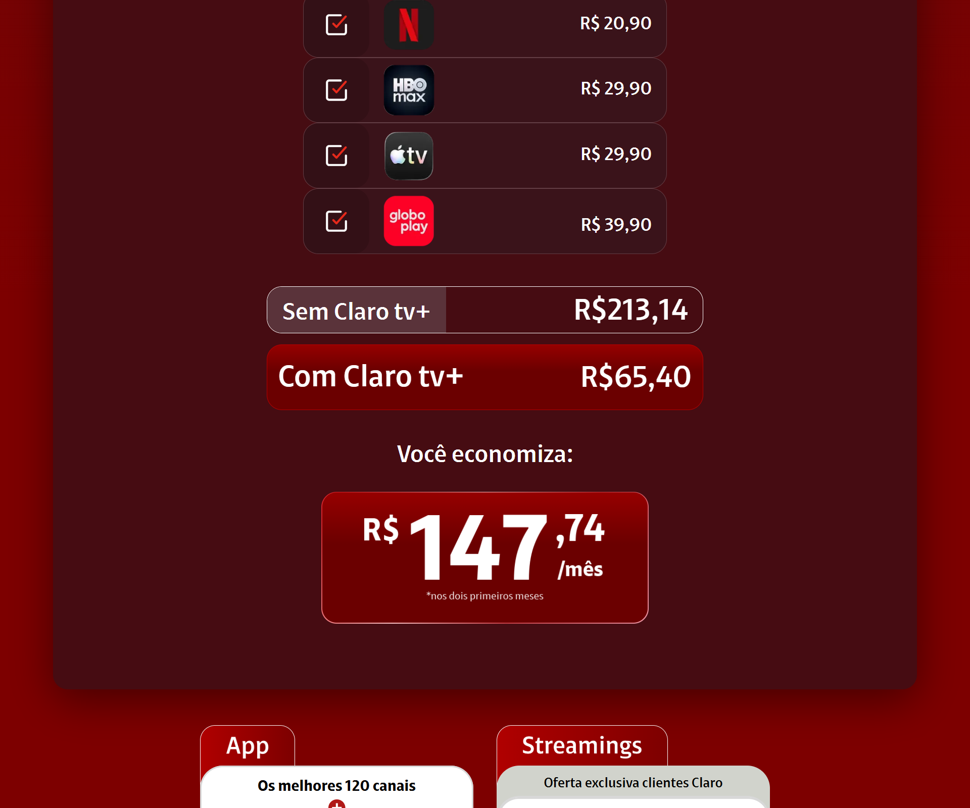 Claro tv+ App