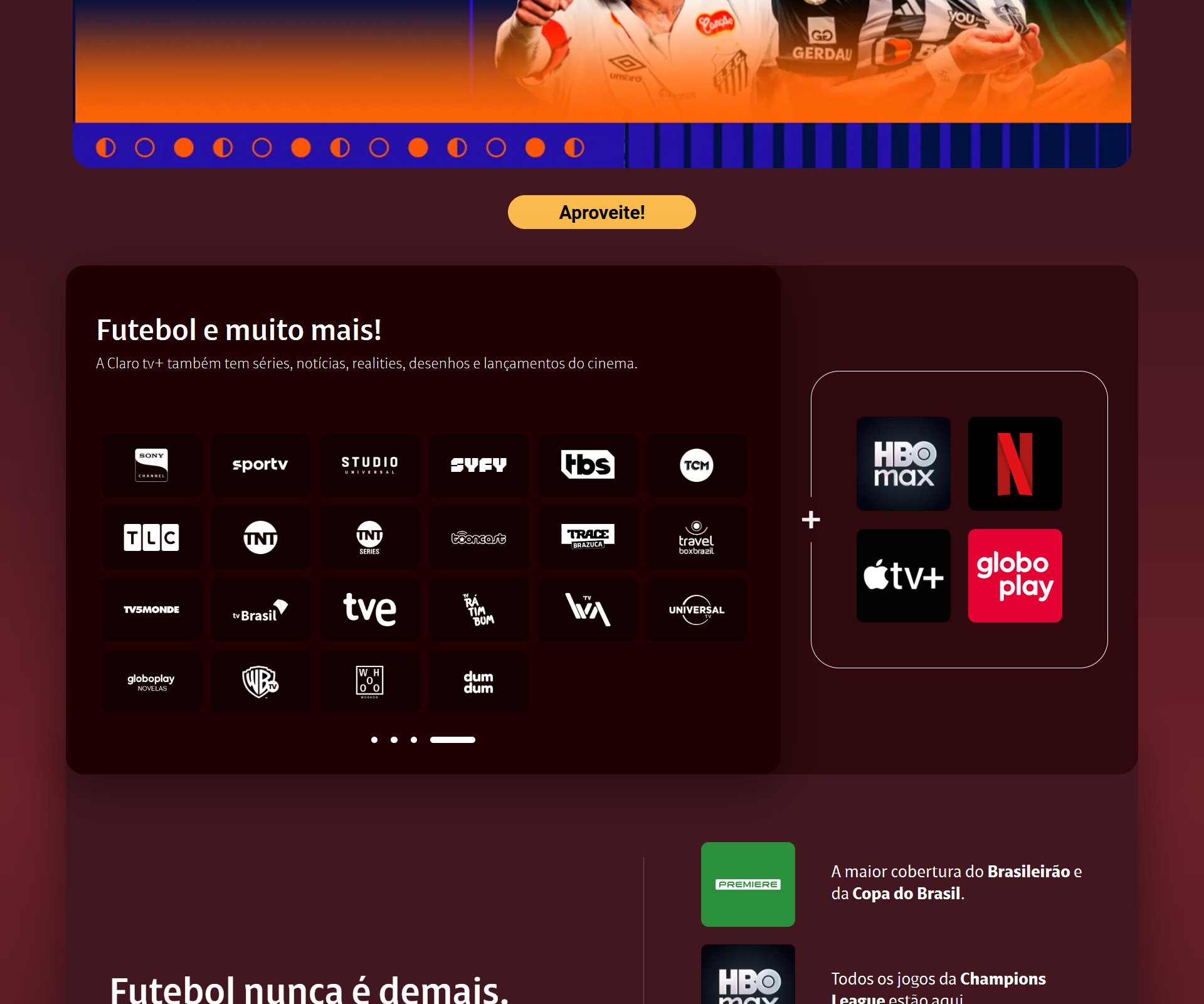 Claro tv+ Futebol