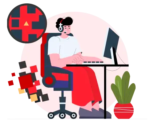 Ilustração de vários dispositivos conectados ao mesmo tempo