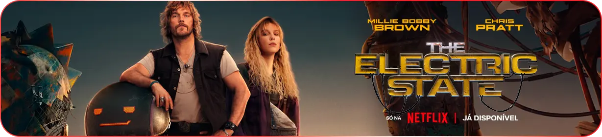 Imagem da série The Electric State da Netflix